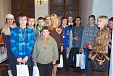 Inara Vilkaste will give a joy to the inmates of boarding-school at the exhibition “Book 2015” in Riga Inara Vilkaste will give a joy to the inmates of boarding-school at the exhibition “Book 2015” in Riga