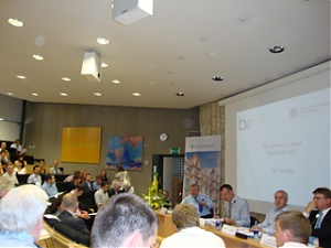 Дискуссия о налогах в Рижской высшей школе экономики. 16.08.2010.