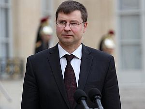 Валдис Домбровскис. Валдис Домбровскис.