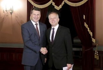Раймондс Вейонис и Илмарс Римшевич. Фото: president.lv