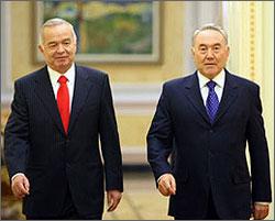 Ислам Каримов и Нурсултан Назарбаев.