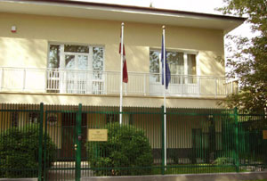 Посольство Латвии в Варшаве.
