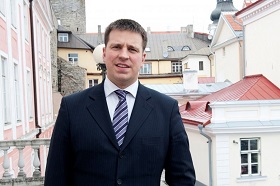 Юри Ратас, премьер-министр Эстонии, занимает первое место в списке самых влиятельных политиков и чиновников страны за 2017 год