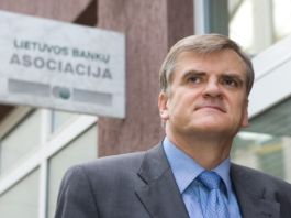 Председатель Ассоциации банков Литвы Стасис Кропас.