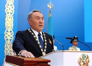 Нурсултан Назарбаев – первый президент Казахстана. Пресс-фото. 
