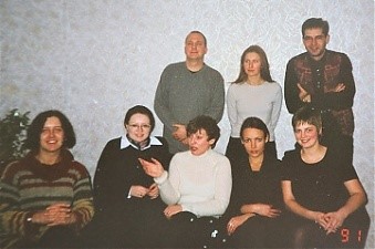 В бюро NIP. Рига. 1999 год.