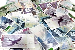 В январе налоговые поступления в госказну составили 6,9 млрд. крон