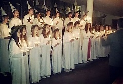 Предрождественское. Santa Lucia в Домском соборе Предрождественское. Santa Lucia в Домском соборе