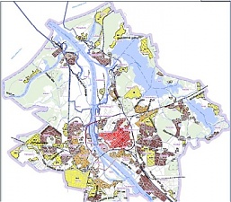 Карта жилых районов Риги. www.riga.lv