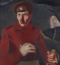 Латышский стрелок Карл Балтгайлис. Портрет Екаба Казакса.