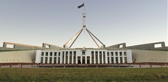 Здание парламента Австралии.