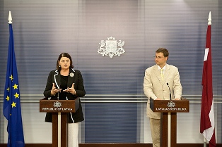 Máire Geoghegan-Quinn and Valdis Dombrovskis. Riga, 6.07.2011. Photo: flickr.com