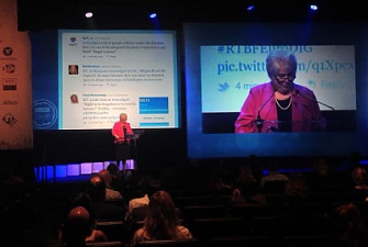 Marina Kaljurand at EuroDIG in Brussels. Photo: flickr.com