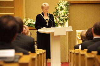 Dalia Grybauskaite.