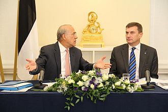 Angel Gurria and Andrus Ansip. Tallinn, 1.10.2012. Photo: valitsus.ee