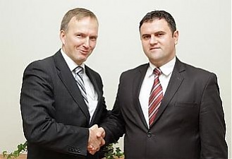Andrejs Pildegovics and Dan Adrian Balanescu. Riga, 1.11.2013. Photo: flickr.com