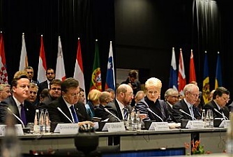 At the Vilnius Summit. Photo: lrp.lt