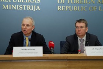David Lidington and Edgars Rinkevics. Riga, 13.01.2015. Photo: flickr.com