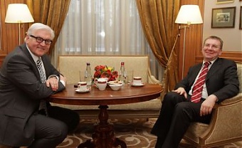 Dr. Frank-Walter Steinmeier and Edgars Rinkevics. Riga, 5.02.2015. Photo: flickr.com 