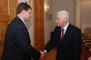 Valdis Dombrovkis and Nikolai Zaichenko.