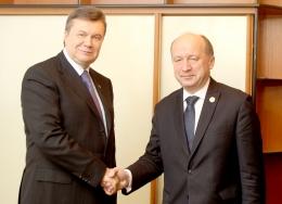 Viktor Yanukovych and Andrius Kubilius. Kiev, 19.04.2011. Photo: president.gov.ua