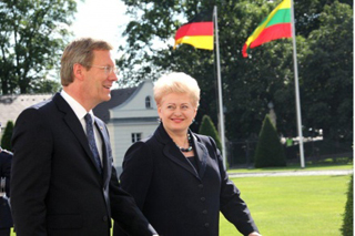 Christian Wulf and Dalia Grybauskaite. Berlin, 23.06.2011. Photo: president.lt