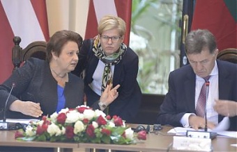 Laimdota Straujuma and Algirdas Butkevicius. Rokiskis, 18.09.2015. Photo: flickr.com