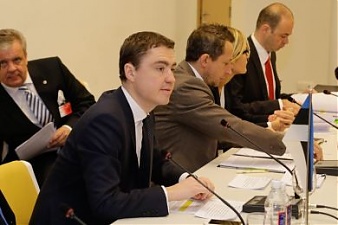 Taavi Roivas in Vilnius. Photo: lrv.lt