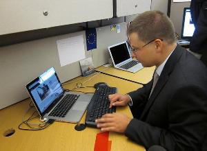 Valdis Dombrovskis in the Silicon Valley, 15.07.2011. Photo: flickr.com