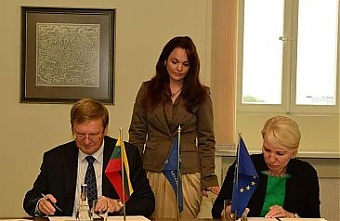 Stasys Dailydka and Lina Minderiene. Photo: litrail.lt