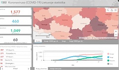 Lithuania launches new virtual coronavirus map Lithuania launches new virtual coronavirus map