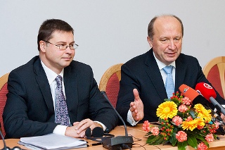 Valdis Dombrovskis and Andrius Kubilius. Visaginas, 2.12.2011. Photo: flickr.com
