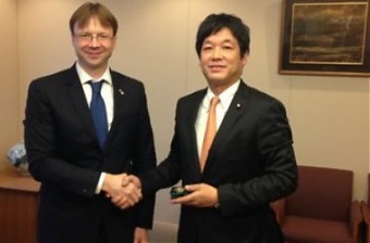 Rolandas Krisciunas and Kentaro Sonoura. Photo: urm.lt