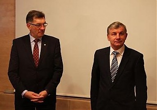 Algirdas Butkevicius and Rimantas Sinkevicius. Photo: sumin.lt