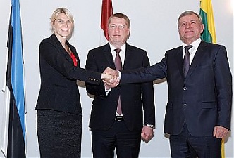 Urve Palo, Anrijs Matiss and Rimantas Sinkevicius. Riga, 28.10.2014. Photo: flickr.com