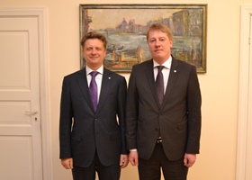 Maxim Sokolov and Anrijs Matiss.