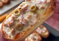 Ideāla uzkoda 5 minūtēs – mini picas “Tonno” recepte