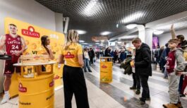 Valstsvienības spēļu apmeklēšana iedvesmo un sajūsmina jaunos basketbolistus