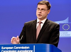 Dombrovskis named EU's new trade commissioner Dombrovskis named EU's new trade commissioner