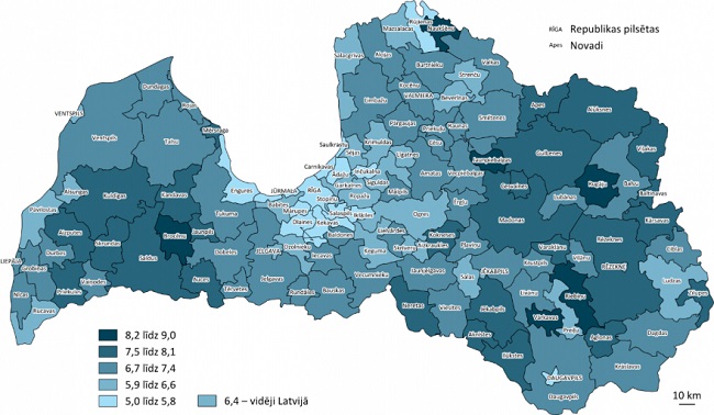 Сколько времени в латвии. Население Латвии карта. Численность населения Латвии. Латвия население статистика. Населенность Латвии.