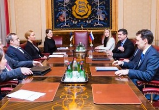 На встрече Тоомаса Хендрика Ильвеса и Миро Церара. Таллинн, 3.02.2015. Фото: president.ee  