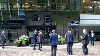 Конференция Балтийских портов в Управлении Рижского свободного порта. Фото БК. Конференция Балтийских портов в Управлении Рижского свободного порта. Фото БК.