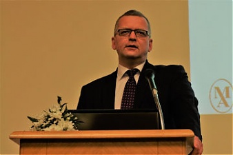 Руководитель Латвийской ассоциации машиностроения и металлообработки Андис Секатис. Фото автора. 