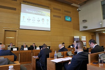 На международной конференции TransBaltica 2017. Рига. 25.05.2017.