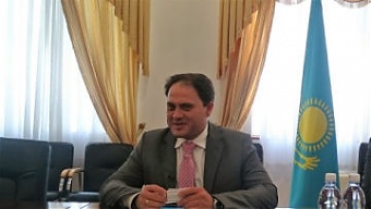 Роман Василенко, заместитель министра иностранных дел Республики Казахстан. Астана. Фото автора.